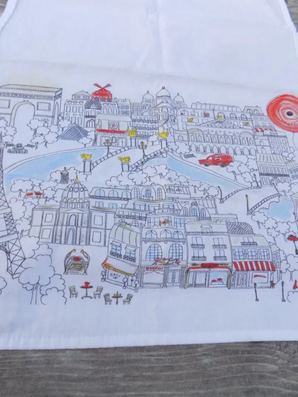 Dish Towel City Tea Towel